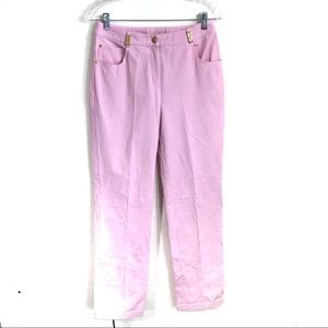 ST. JOHN SPORT Pink Denim Pants